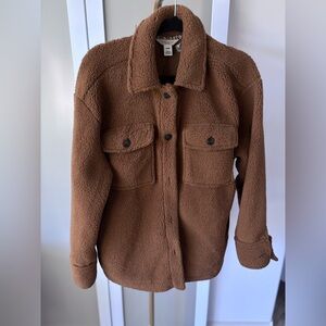 Universal Thread Warm Brown Teddy Jacket